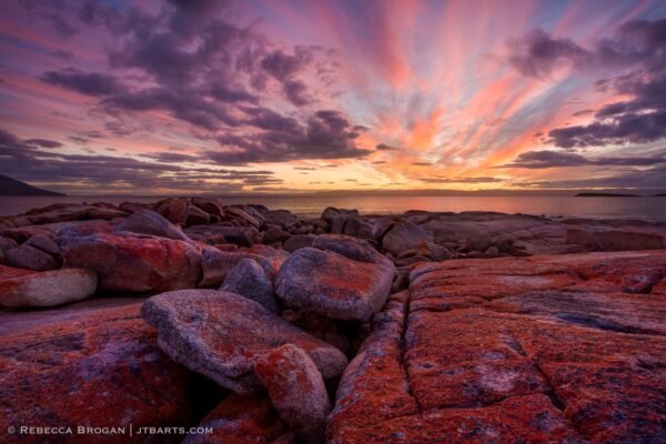 Coles Bay sunset, Freycinet.