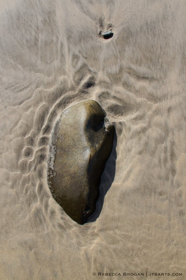 Rock in The Sand, South Cape Bay, Tasmania, fine art landscape photography