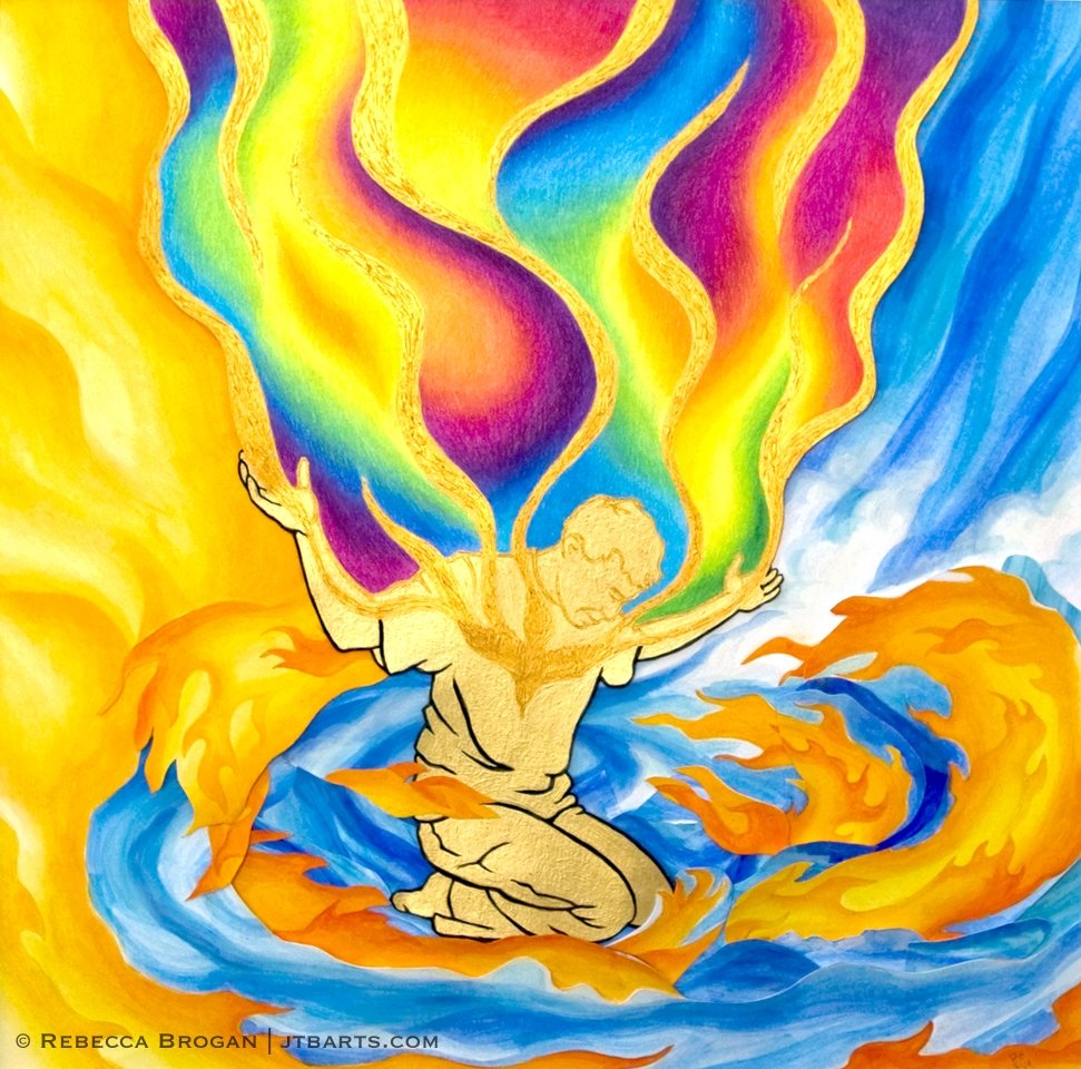 Through Fire and Water Praise Comes Forth – John The Baptist Artworks