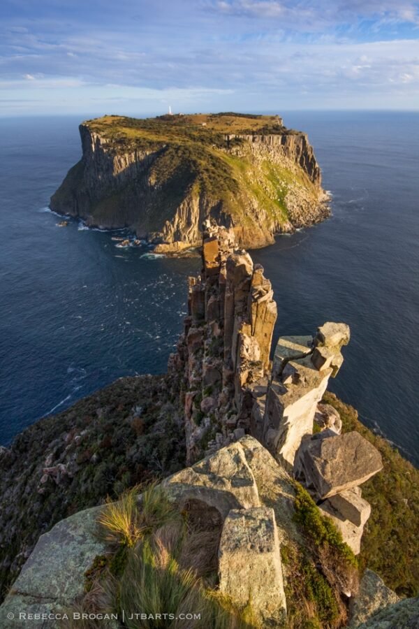 Tasman Island from the Blade, Cape Pillar, Three Capes Track walk, Tasmania.