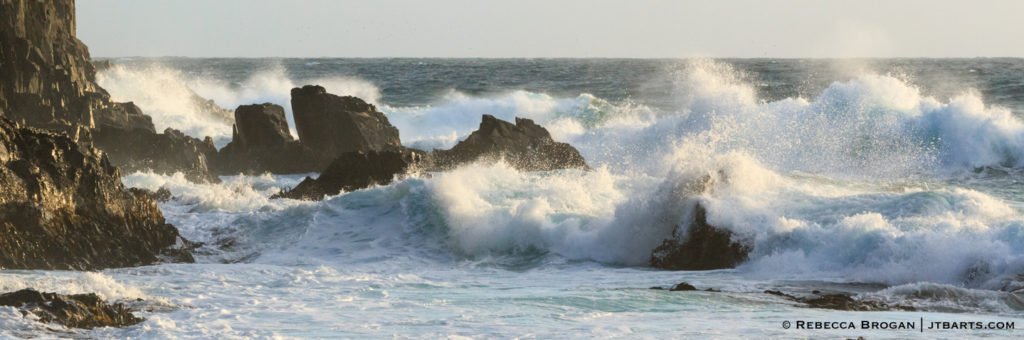 Waves in South Cape Bay, South Coast Track, Tasmania