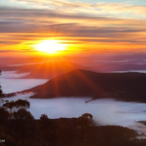 Derwent Jerry, Bridgewater Jerry sunrise, Hobart, Tasmania.